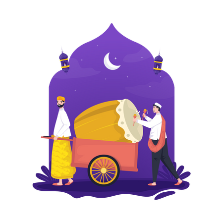 Wake up call for Ramadan sahur  Illustration