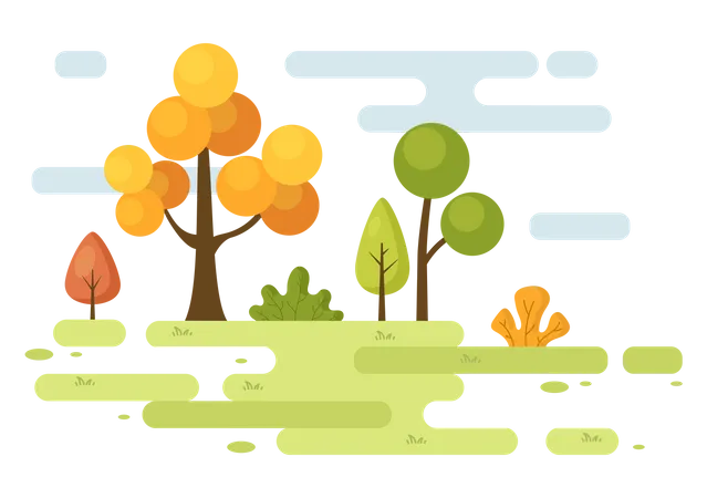 Wald  Illustration