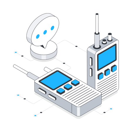 Walkie-talkie  Illustration