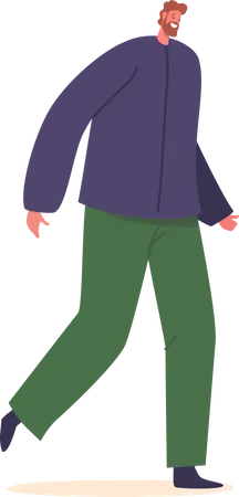 Walking Male  Illustration