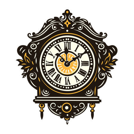 Wall Clock  Illustration