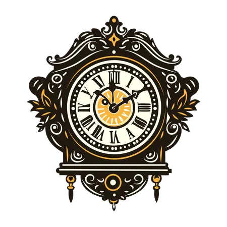 Wall Clock  Illustration