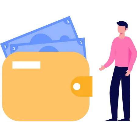 Wallet payment  イラスト