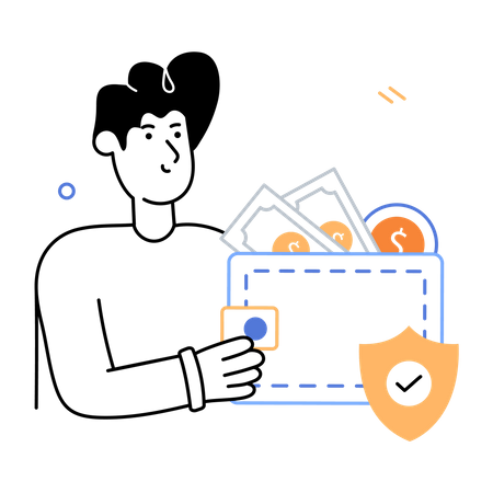 Wallet Protection  Illustration