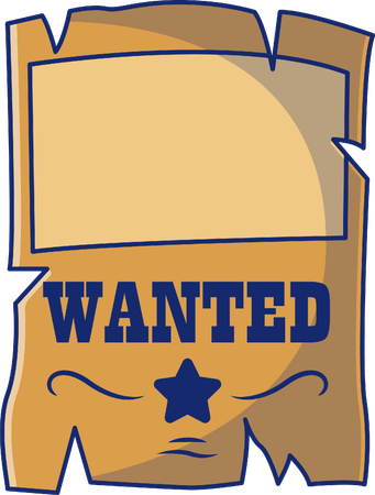 Wanted Poster  Illustration