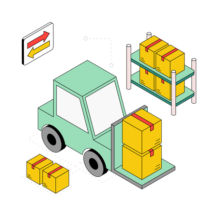 Warehouse  Illustration