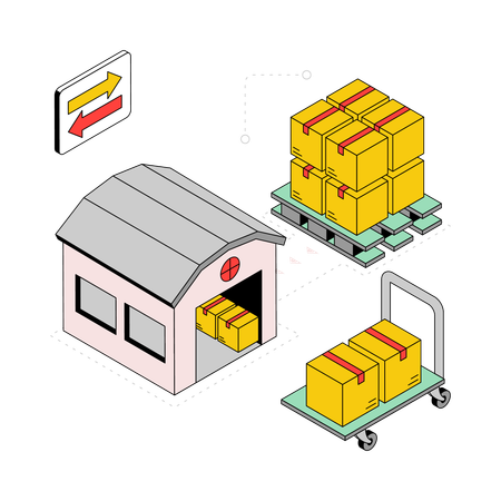 Warehouse  Illustration