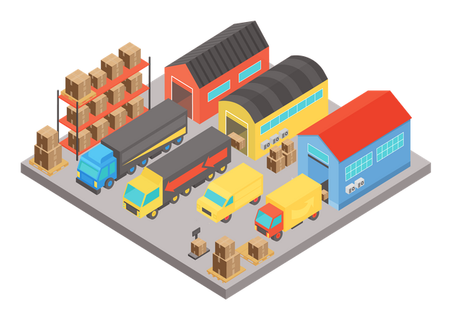 Warehouse  Illustration