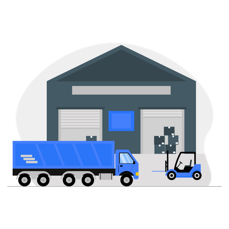 Warehouse  Illustration