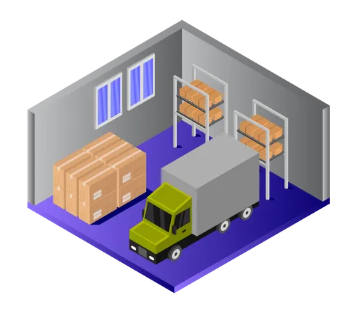 Warehouse  Illustration