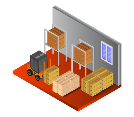 Warehouse  Illustration