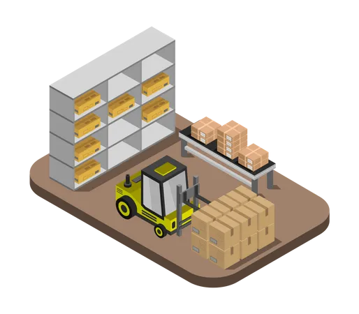 Warehouse  Illustration