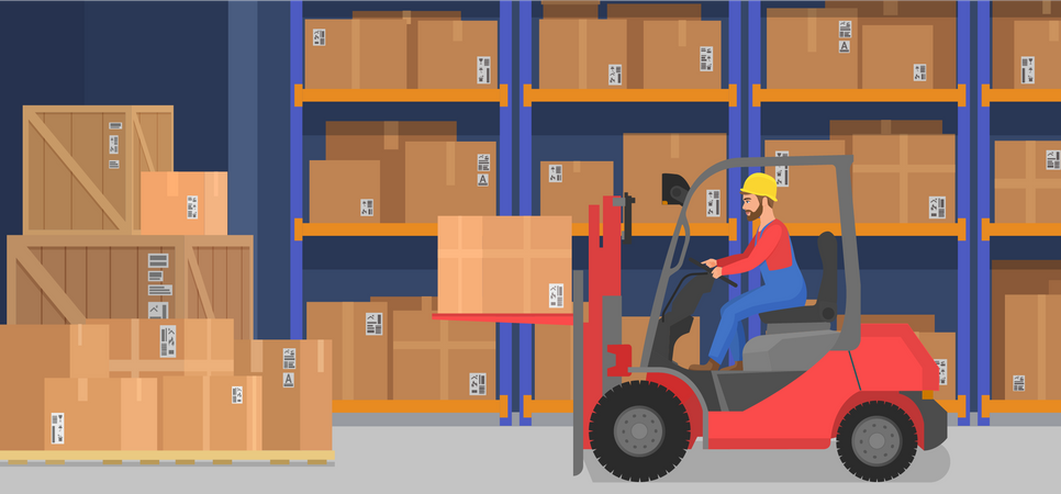 Warehouse  Illustration