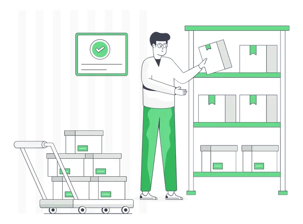 Warehouse  Illustration