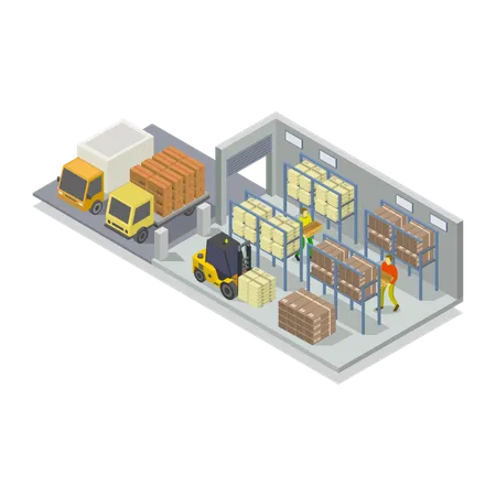 Warehouse  Illustration