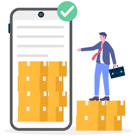 Warehouse management  Illustration