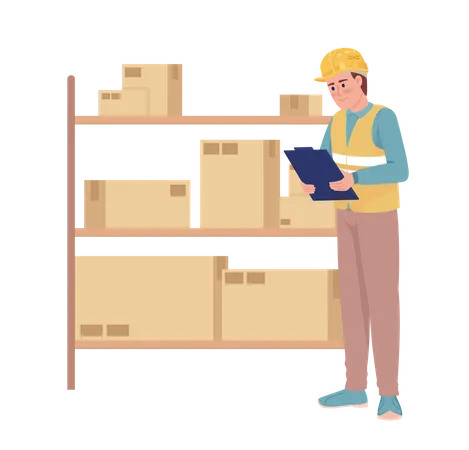 Warehouse manager  Illustration