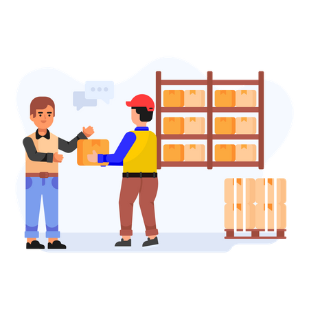 Warehouse manager  Illustration