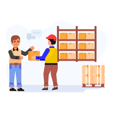 Warehouse manager  Illustration