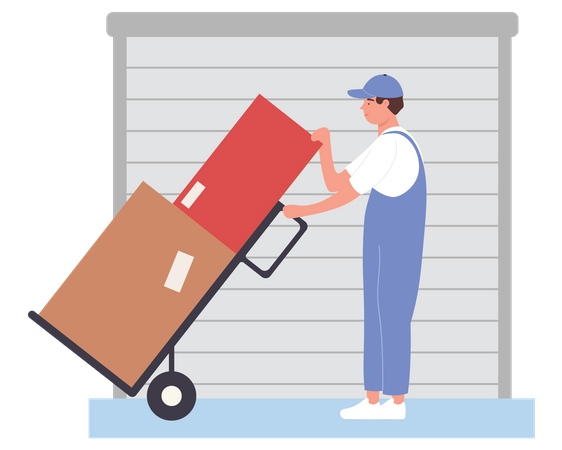 Warehouse Operator  Illustration