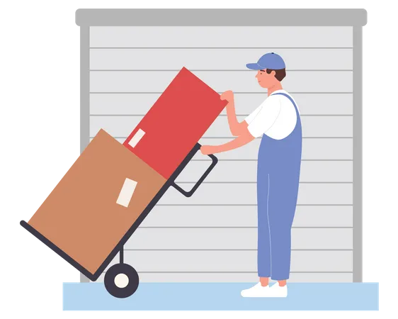 Warehouse Operator  Illustration