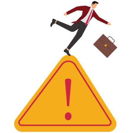 Warnings that may lead to business risks  Illustration