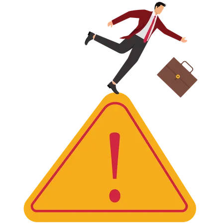 Warnings that may lead to business risks  Illustration