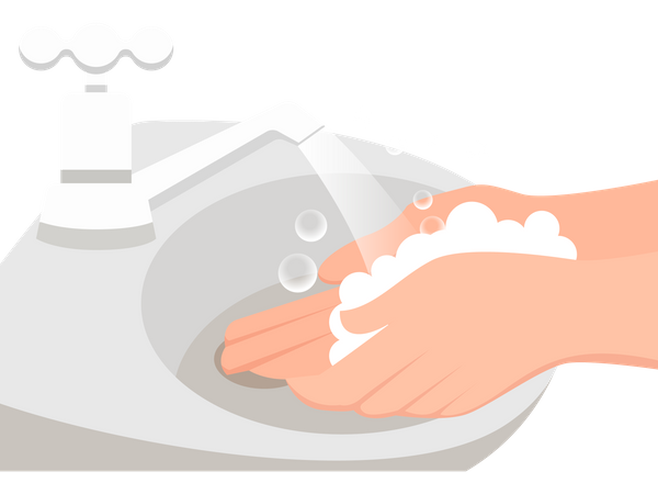 Wash Hand  Illustration