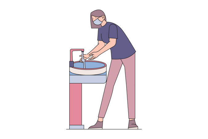 Wash Your Hand  Illustration