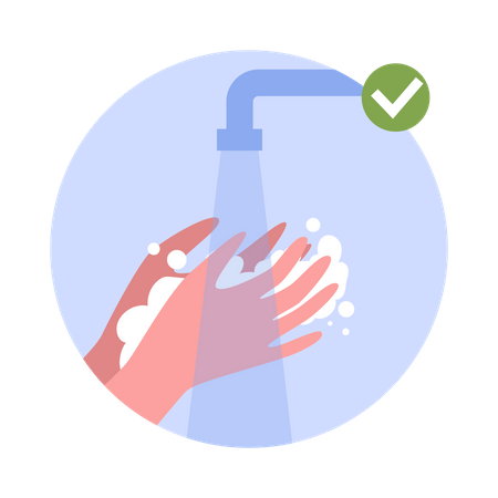 Wash your hand  Illustration