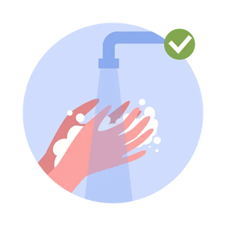 Wash your hand  Illustration