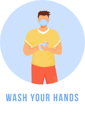 Wash your hands Illustration