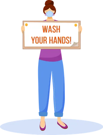 Wash your hands  Illustration