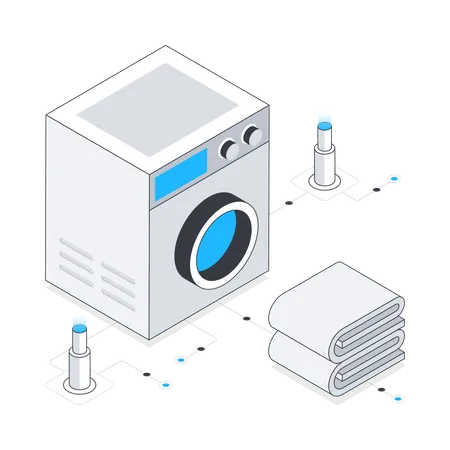 Washing Machine  Illustration