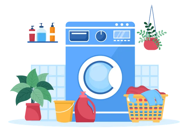 Washing machine  Illustration