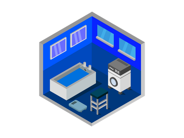 Washroom  Illustration