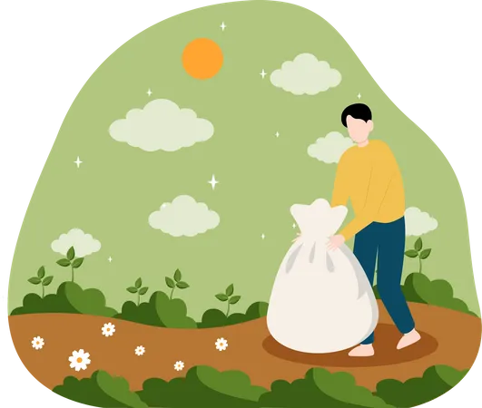 Waste management Illustration