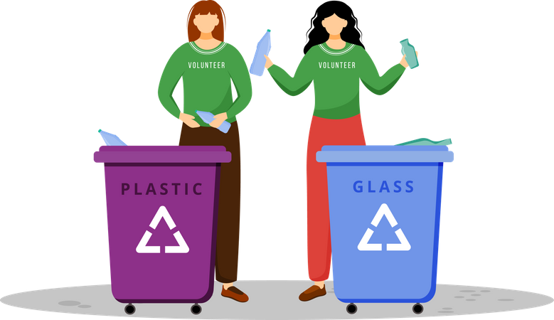 Waste management  Illustration