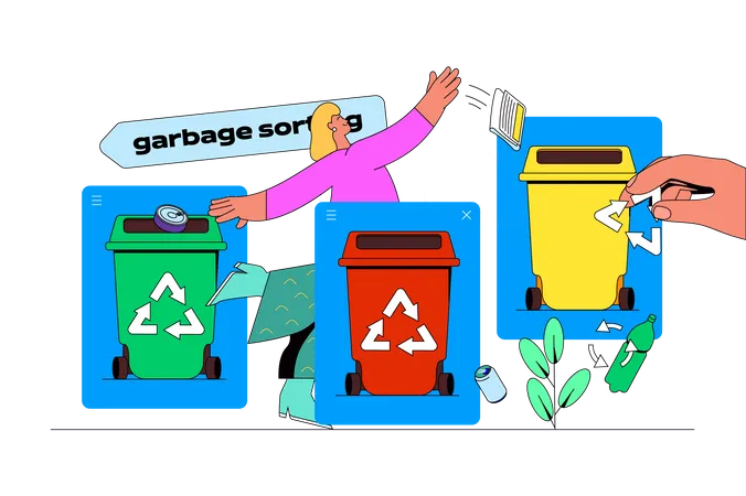 Waste Management  Illustration