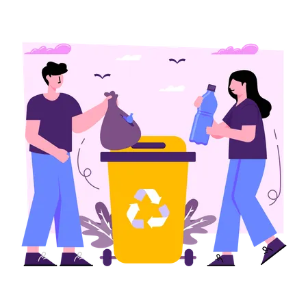 Waste Management  Illustration