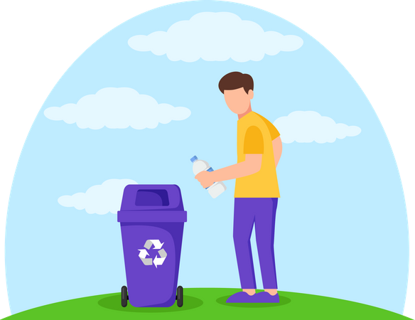 Waste management  Illustration