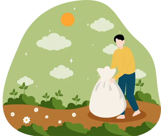 Waste management  Illustration