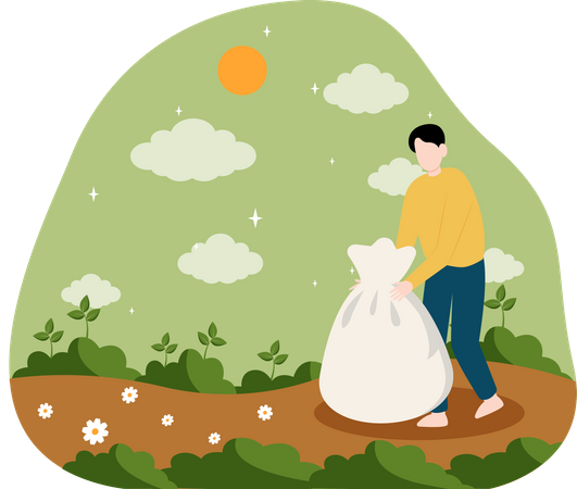 Waste management  イラスト