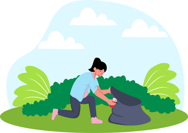 Waste management  イラスト