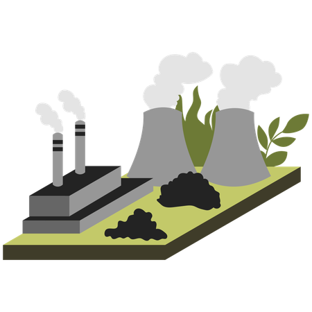 Waste recycling energy  Illustration