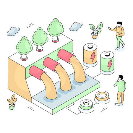 Wastewater  Illustration