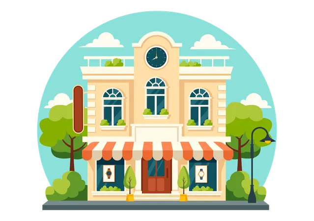 Watch Store  Illustration