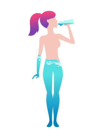 Water balance Illustration