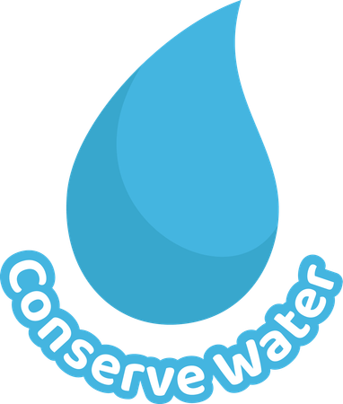 Water conservation  Illustration