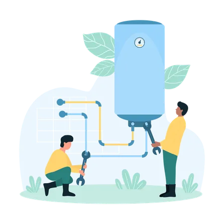 Water Heater  Illustration